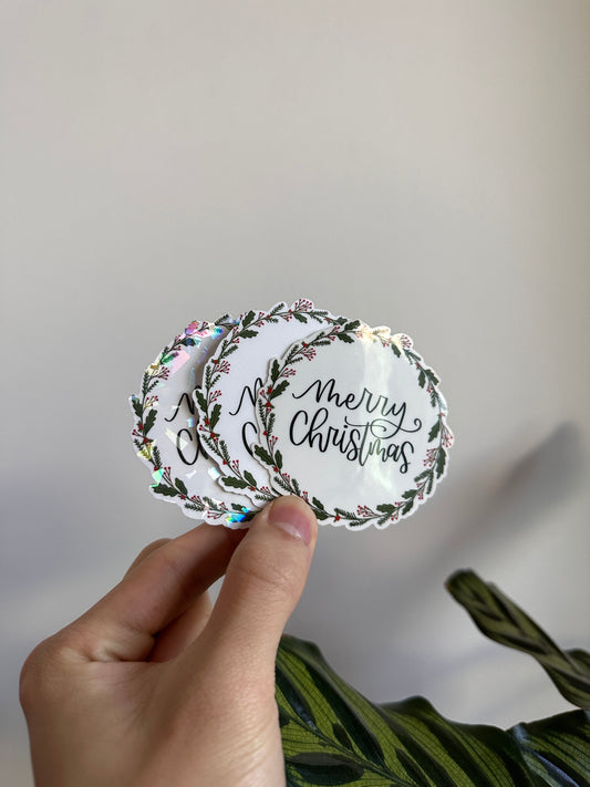 Merry Christmas Wreath