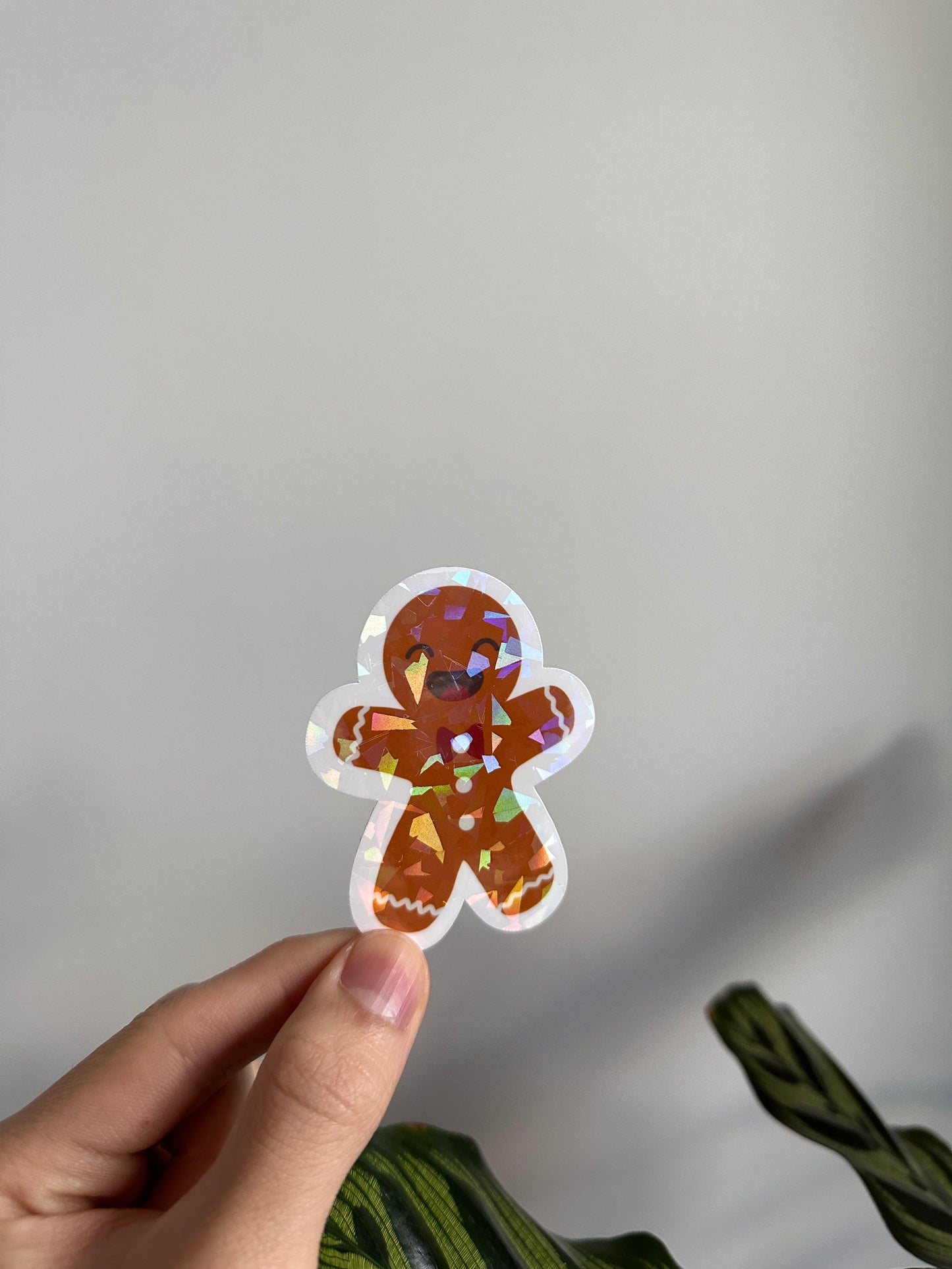 Gingerbread Man Red Bow
