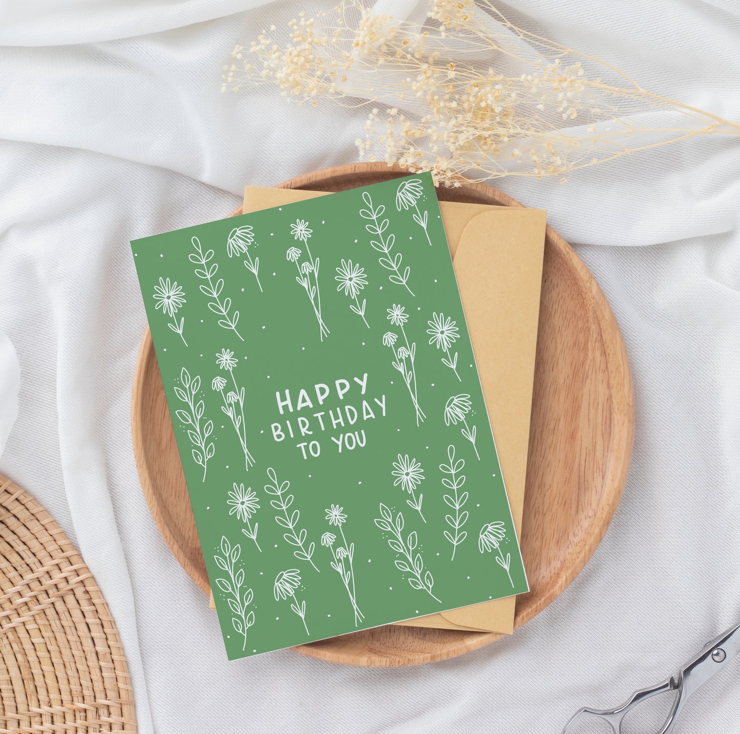 Green Florist Birthday