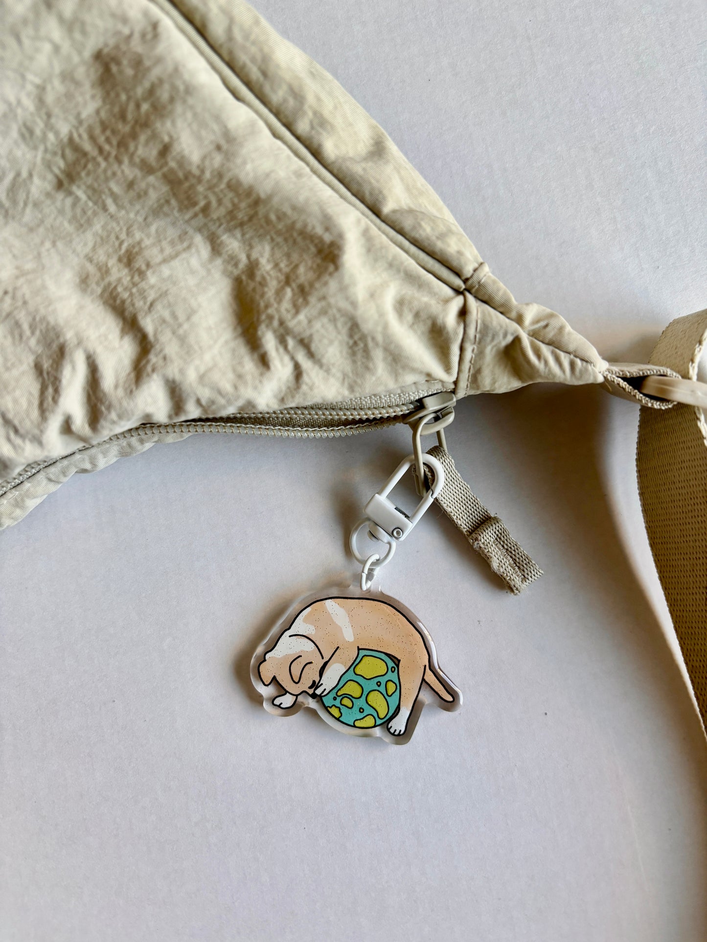 Dog World Keychain