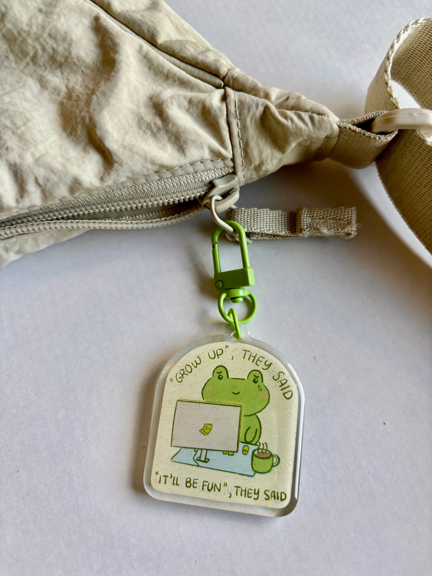 Grow Up, Fred Keychain