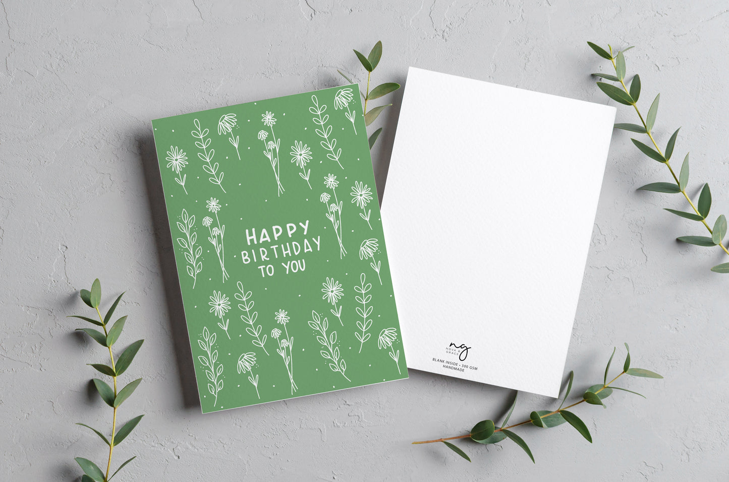 Green Florist Birthday