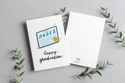 Fancy Paper Graduation